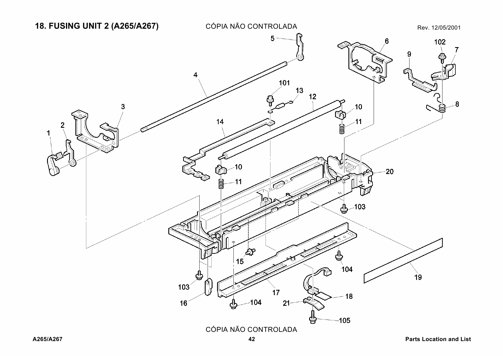 RICOH Aficio 220 270 A265 A267 Parts Catalogl-4